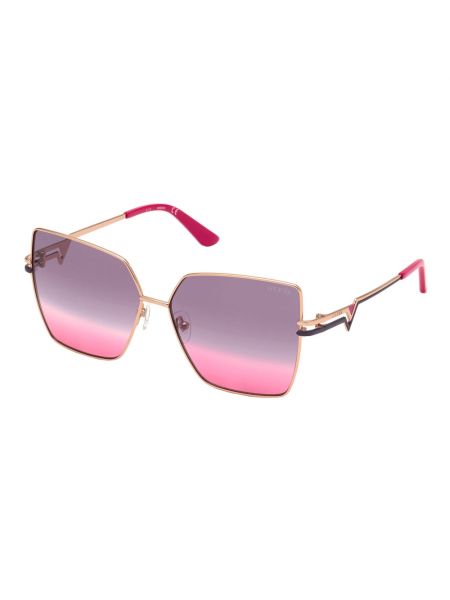 Okulary przeciwsłoneczne z różowego złota Guess