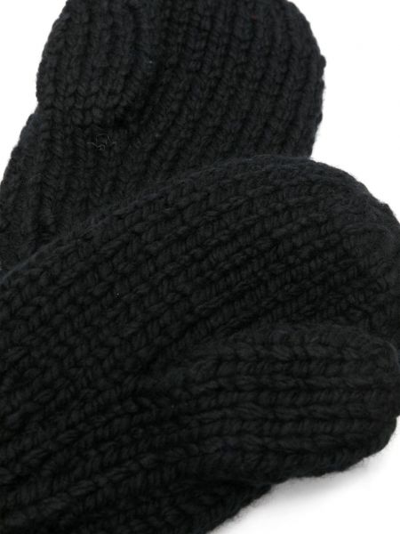 Chunky rukavice Maison Margiela černé