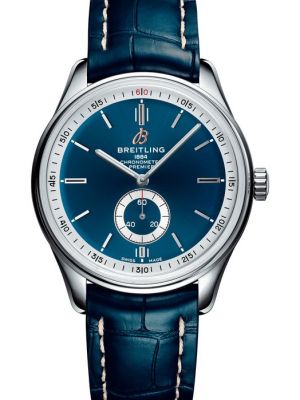Синие часы Breitling