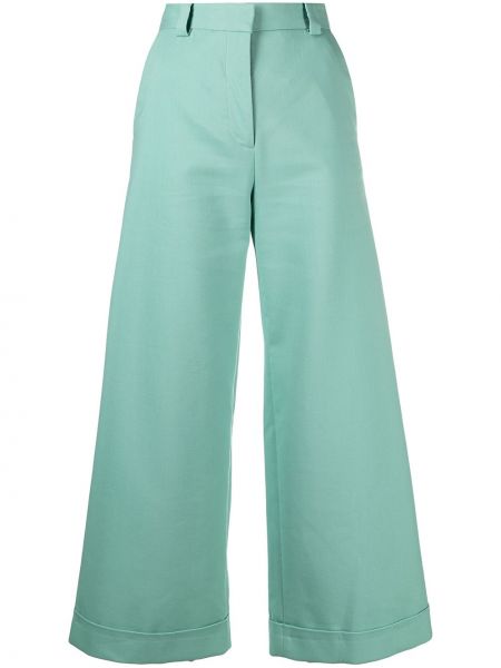 Pantalones de cintura alta bootcut See By Chloé verde