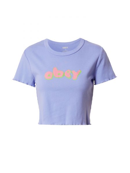 Tričko Obey fialová