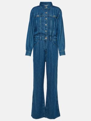 Overall 7 For All Mankind blau
