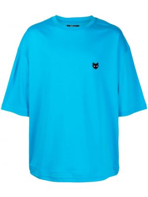 Bavlnené tričko Zzero By Songzio modrá