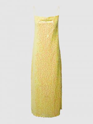 Sukienka długa Hugo żółta