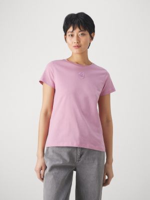 Базовая футболка Pinko розовая