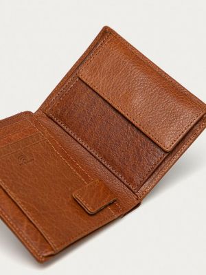 Кожаный кошелек Strellson коричневый