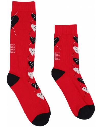 Памучни чорапи Charles Jeffrey Loverboy червено