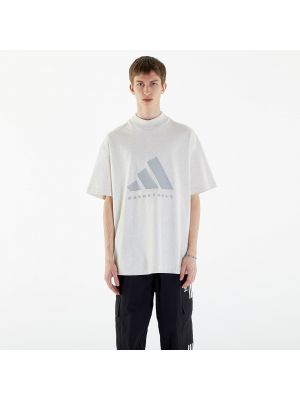 Μελανζέ μπλούζα Adidas Performance λευκό