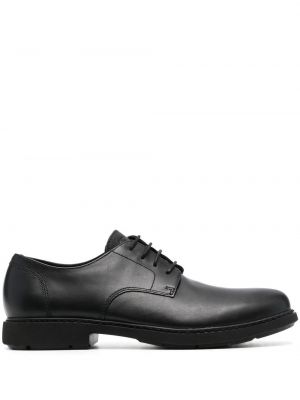 Pantofi brogue cu șireturi din piele din dantelă Camper negru