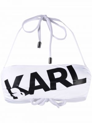 Top Karl Lagerfeld blanco