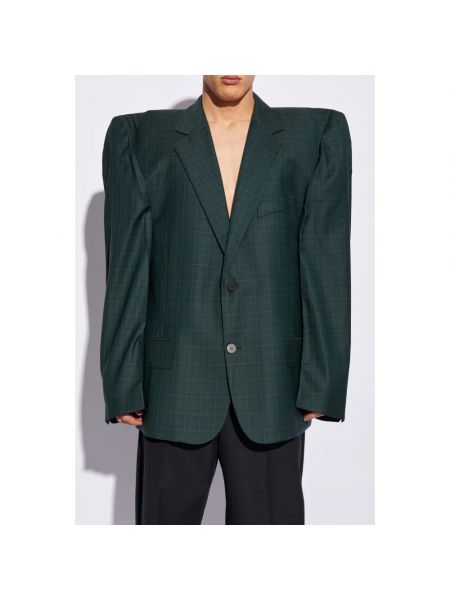 Chaqueta de lana Balenciaga verde