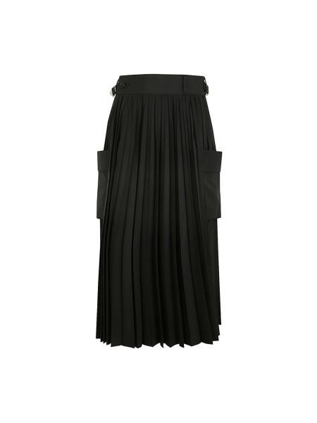 Długa spódnica Sacai czarna