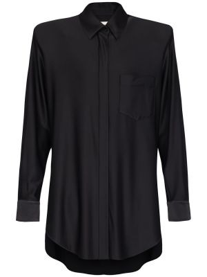 Jersey mini obleka Alexandre Vauthier črna