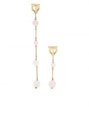 Salvatore Ferragamo crystal-embellished drop earrings