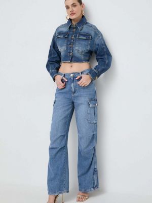 Kurtka jeansowa oversize Pinko