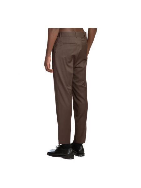 Pantalones plisados Costumein marrón