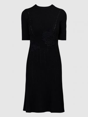 Сукня з аплікацією Ermanno Scervino чорна