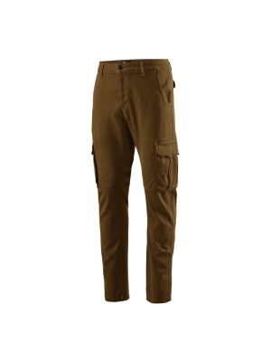 Pantalones cargo de algodón Bomboogie marrón
