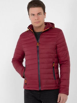 Утепленная демисезонная куртка Thomas Berger бордовая