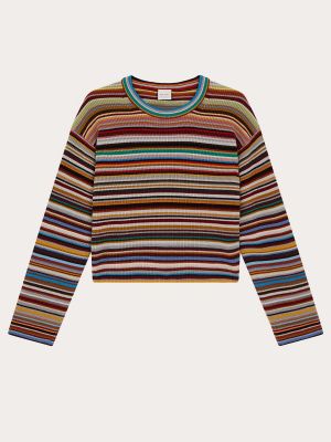 Jersey de lana con estampado de tela jersey Paul Smith