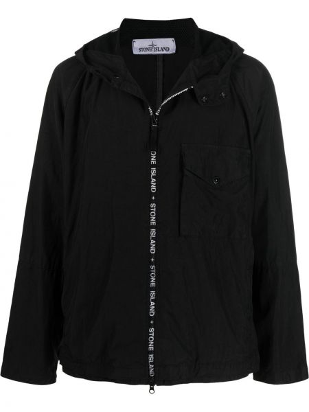 Jacke mit kapuze Stone Island schwarz