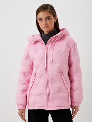 Утепленная демисезонная куртка Pink Frost розовая