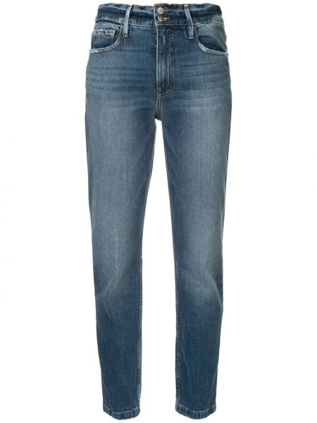 Smal skinny fit-jeans Frame blå