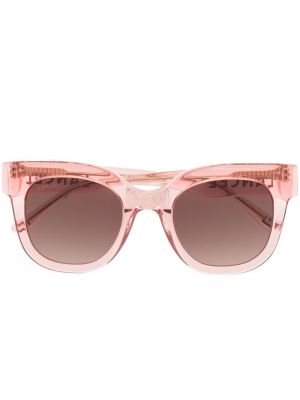 Слънчеви очила с принт Lancel розово