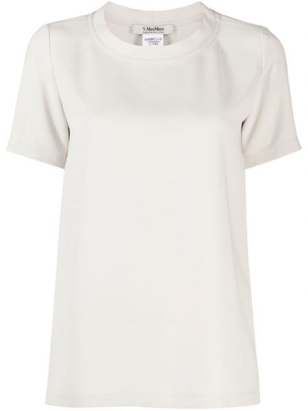 T-shirt avec manches courtes 's Max Mara blanc