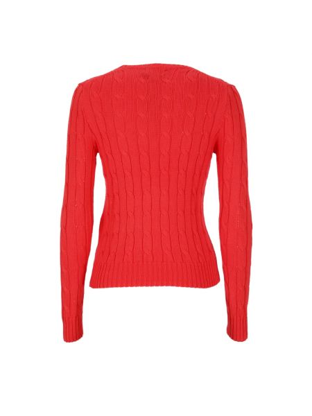 Jersey de algodón de tela jersey Ralph Lauren rojo