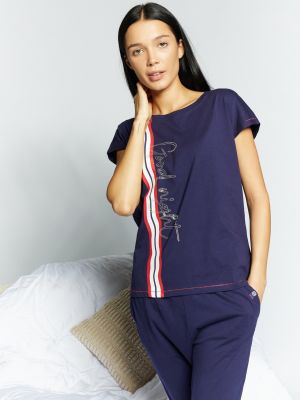 Pizsama feliratokkal Monnari kék
