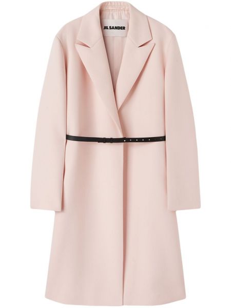 Kabát Jil Sander rózsaszín