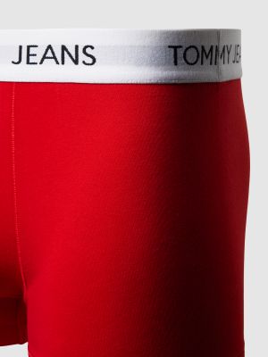 Bokserki slim fit Tommy Jeans czerwone
