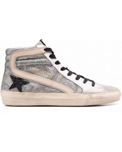 Stjernemønster blonder snøring sneakers Golden Goose