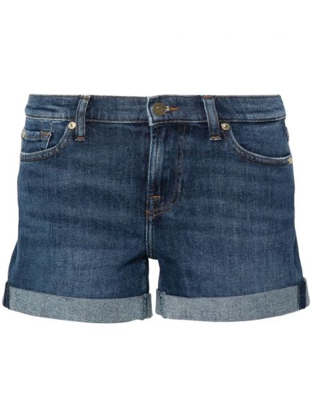 Shorts en jean 7 For All Mankind bleu