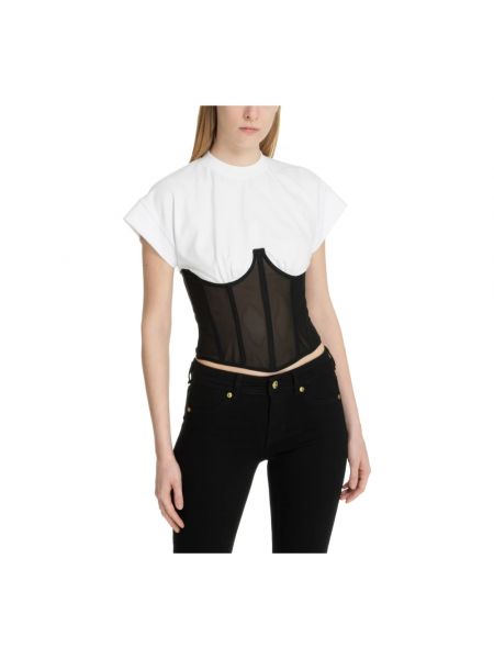 Koszulka na zamek Versace Jeans Couture czarna