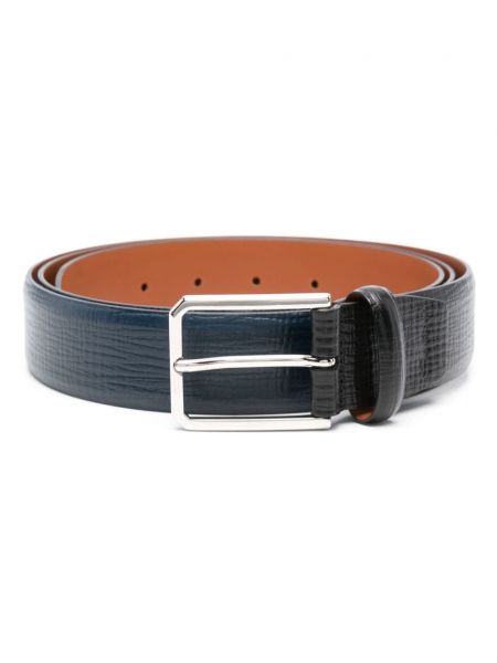 Ceinture en cuir Santoni bleu