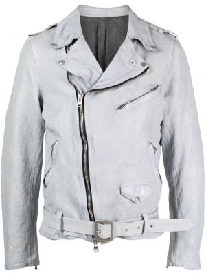 Usnjena jakna Yohji Yamamoto siva