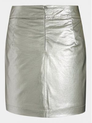 Mini sukně Gina Tricot stříbrné