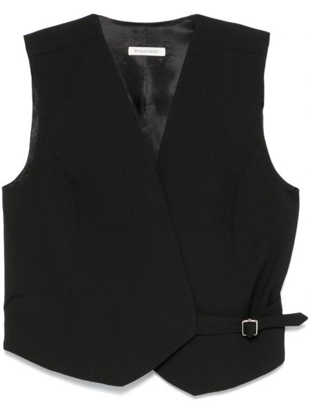 Vest med v-udskæring By Malene Birger sort