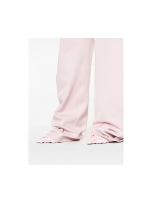 Pantalones bootcut The Attico rosa