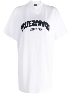 T-shirt con stampa oversize Balenciaga bianco