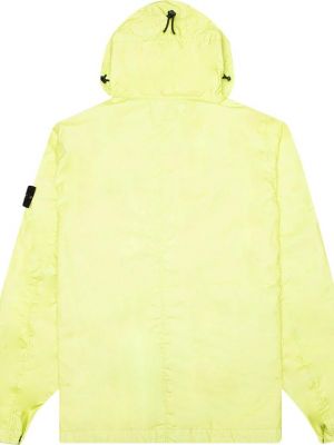 Куртка с капюшоном Stone Island желтая