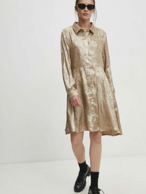 Sukienka mini Answear Lab złota