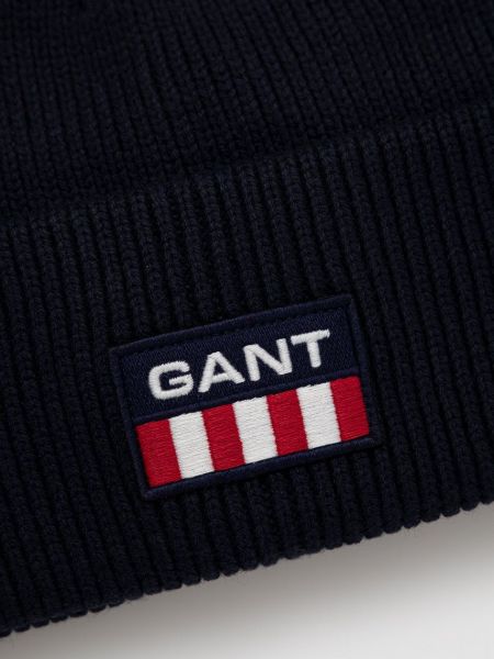 Dzianinowa czapka Gant szara