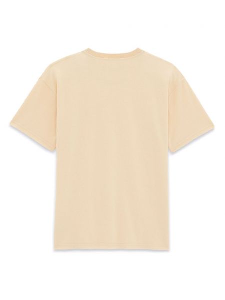 Siuvinėtas marškinėliai Saint Laurent geltona