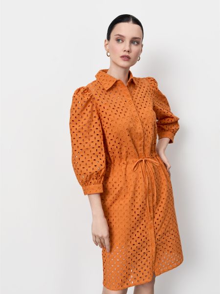 Платье Just Clothes оранжевое