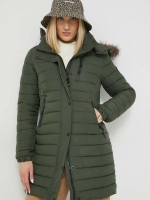 Superdry rövid kabát női, zöld, téli