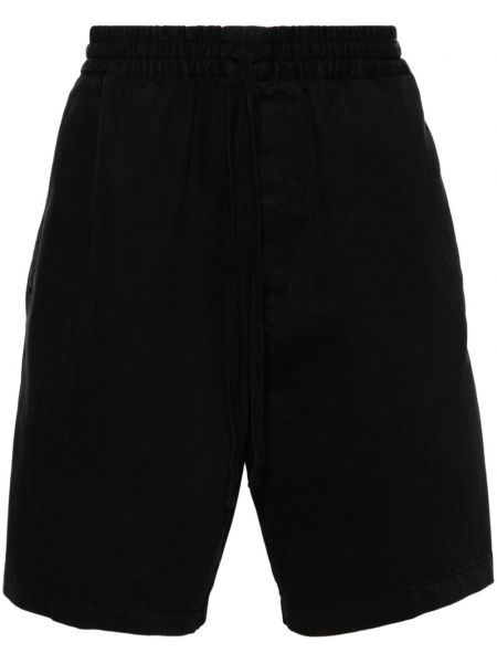 Pamučne bermuda kratke hlače Carhartt Wip crna