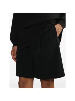 Pantalones cortos de lana Auralee negro